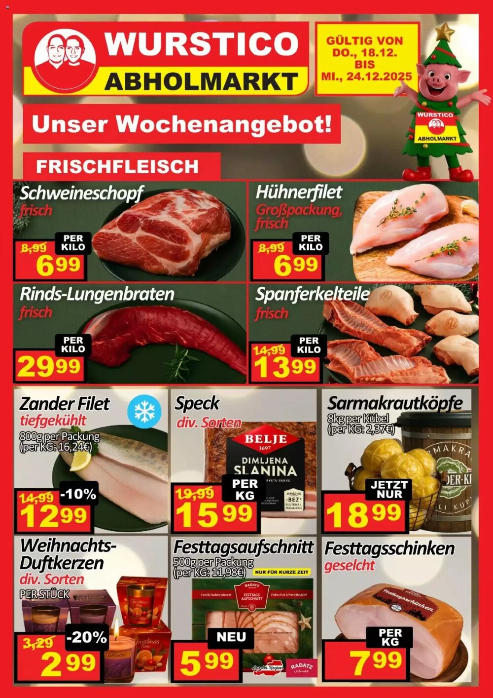 Wurstico Flugblatt (ab 18.12.2025) - Angebote und Prospekt - Seite 1