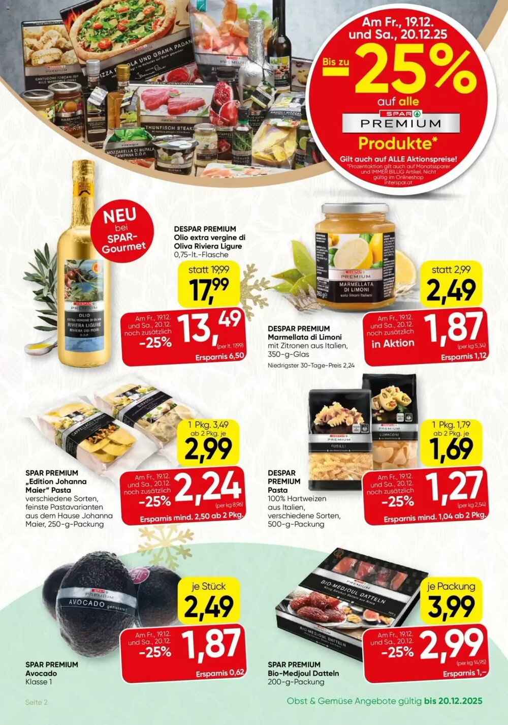 SPAR Gourmet Flugblatt (ab 18.12.2025) - Angebote und Prospekt - Seite 2