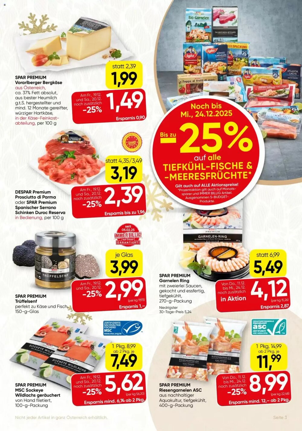 SPAR Gourmet Flugblatt (ab 18.12.2025) - Angebote und Prospekt - Seite 3