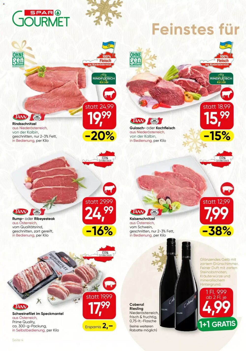 SPAR Gourmet Flugblatt (ab 18.12.2025) - Angebote und Prospekt - Seite 4