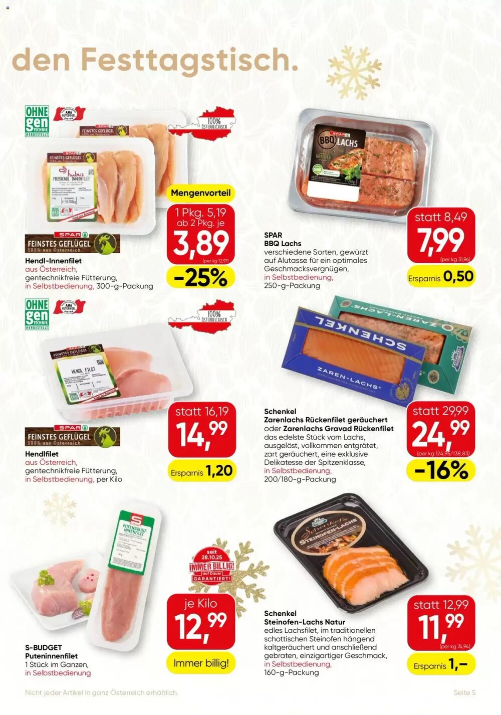 SPAR Gourmet Flugblatt (ab 18.12.2025) - Angebote und Prospekt - Seite 5