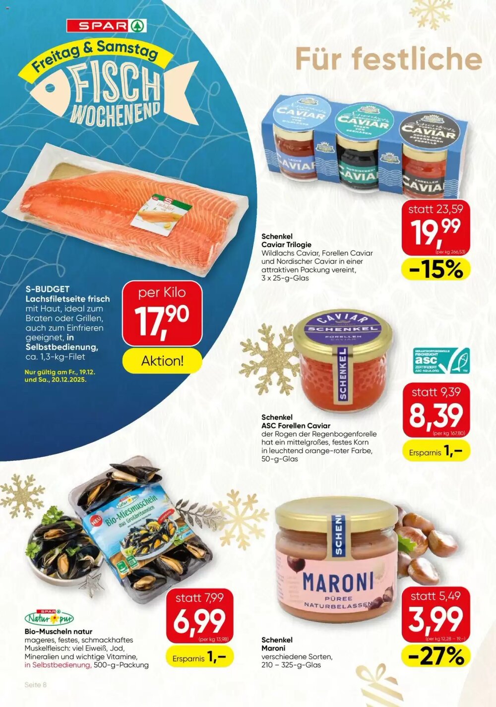 SPAR Gourmet Flugblatt (ab 18.12.2025) - Angebote und Prospekt - Seite 8