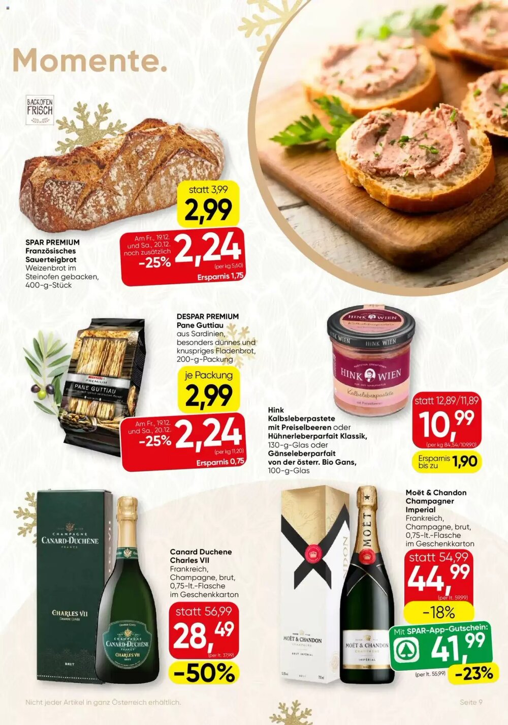 SPAR Gourmet Flugblatt (ab 18.12.2025) - Angebote und Prospekt - Seite 9