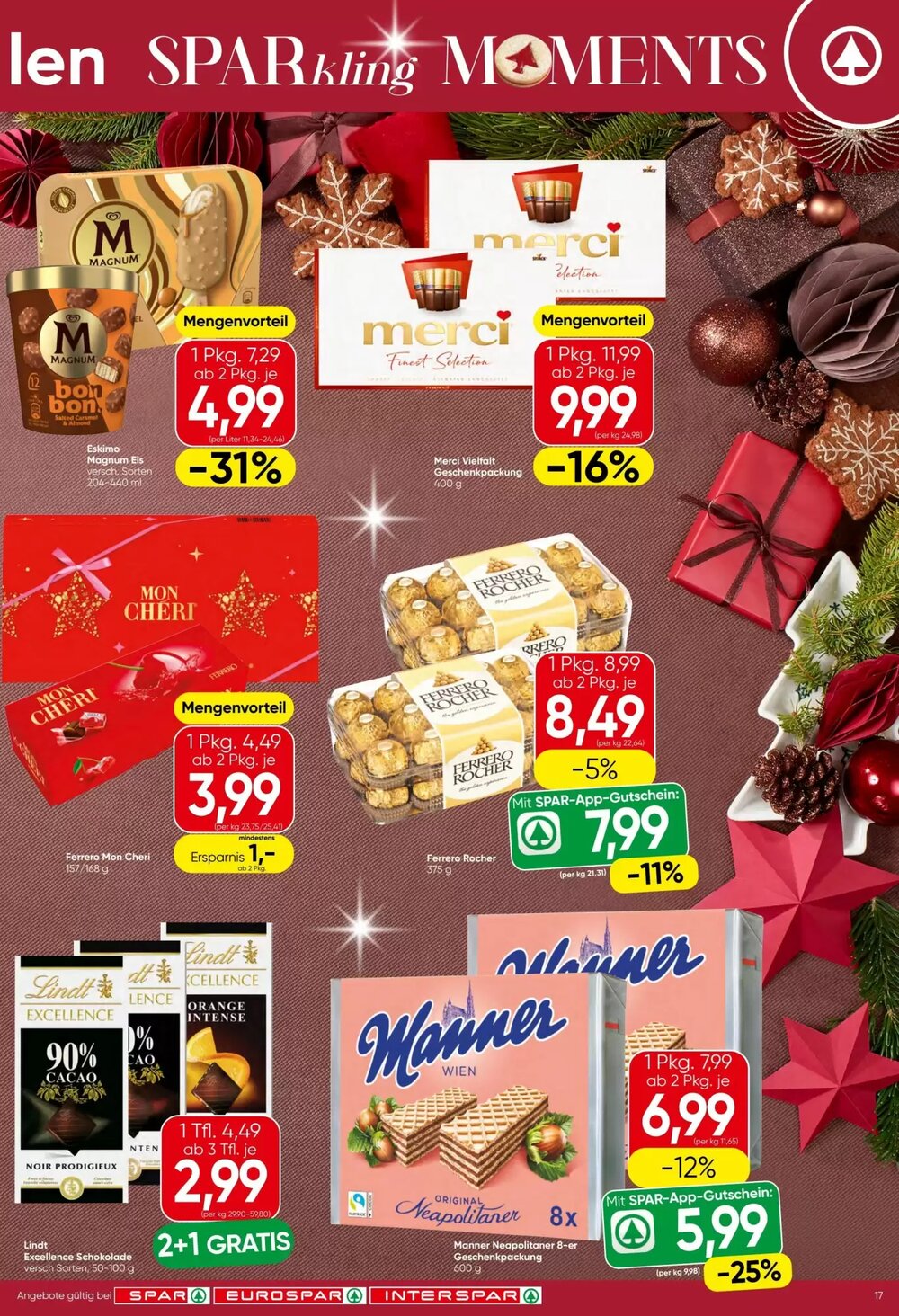 Spar Flugblatt (ab 18.12.2025) - Angebote und Prospekt - Seite 17