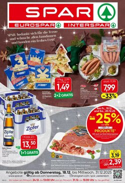 Spar Flugblatt (ab 18.12.2025) - Angebote und Prospekt