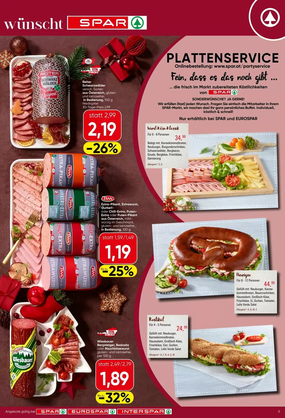 Spar Flugblatt (ab 18.12.2025) - Angebote und Prospekt - Seite 5