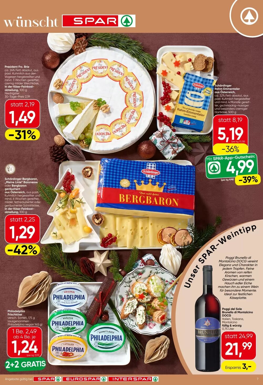 Spar Flugblatt (ab 18.12.2025) - Angebote und Prospekt - Seite 7