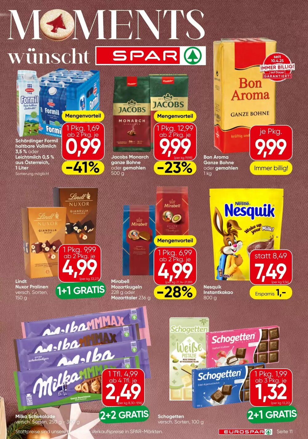 Eurospar Flugblatt (ab 18.12.2025) - Angebote und Prospekt - Seite 11