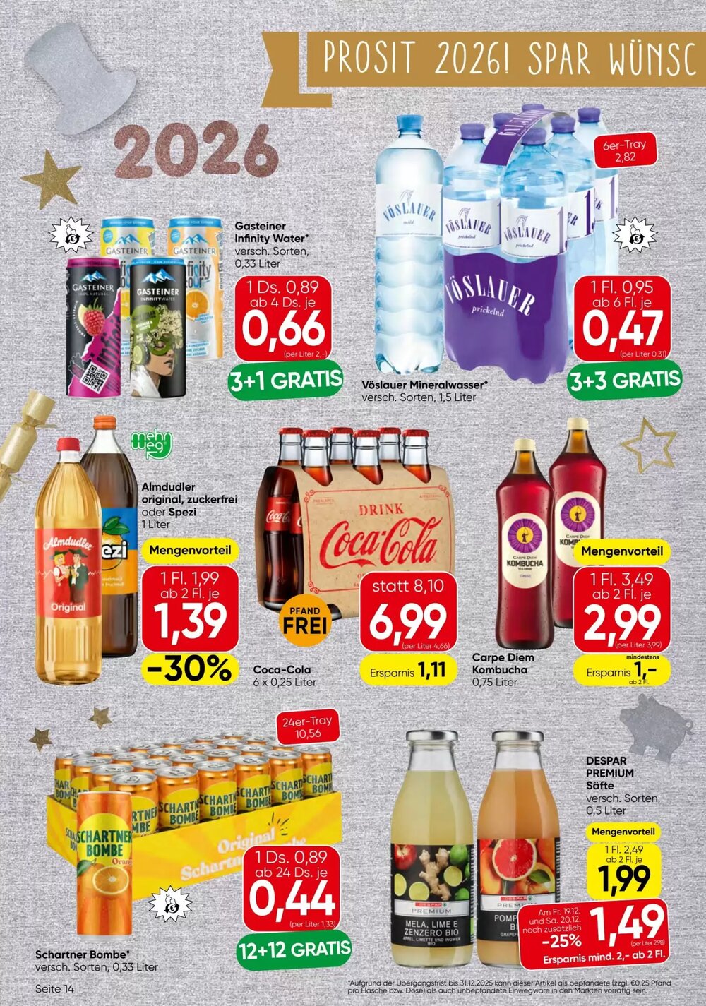 Eurospar Flugblatt (ab 18.12.2025) - Angebote und Prospekt - Seite 14