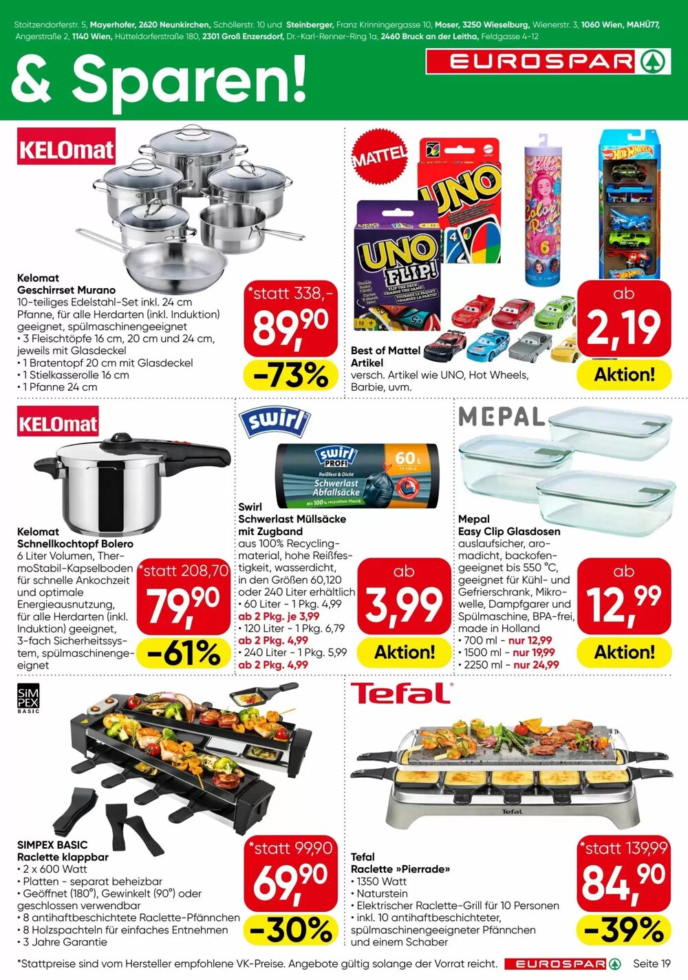 Eurospar Flugblatt (ab 18.12.2025) - Angebote und Prospekt - Seite 19