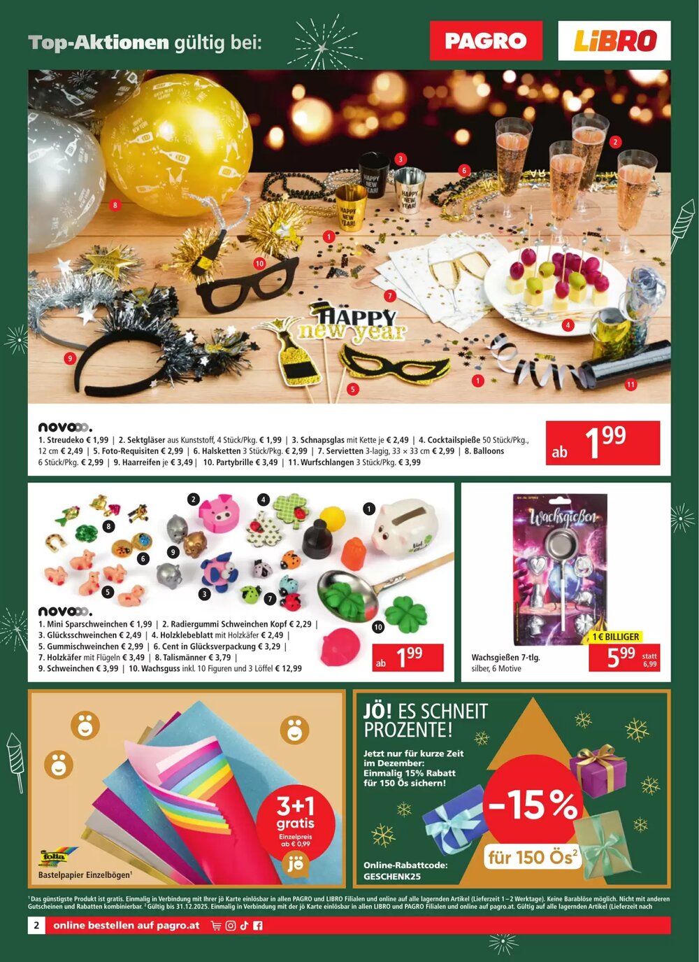 Pagro Diskont Flugblatt (ab 18.12.2025) - Angebote und Prospekt - Seite 2