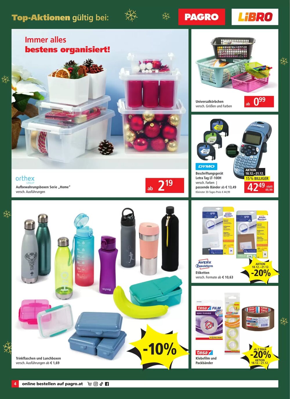 Pagro Diskont Flugblatt (ab 18.12.2025) - Angebote und Prospekt - Seite 4
