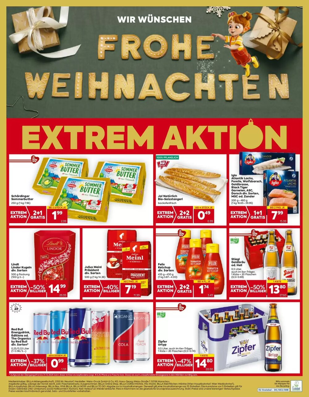 Billa Flugblatt (ab 18.12.2025) - Angebote und Prospekt - Seite 16