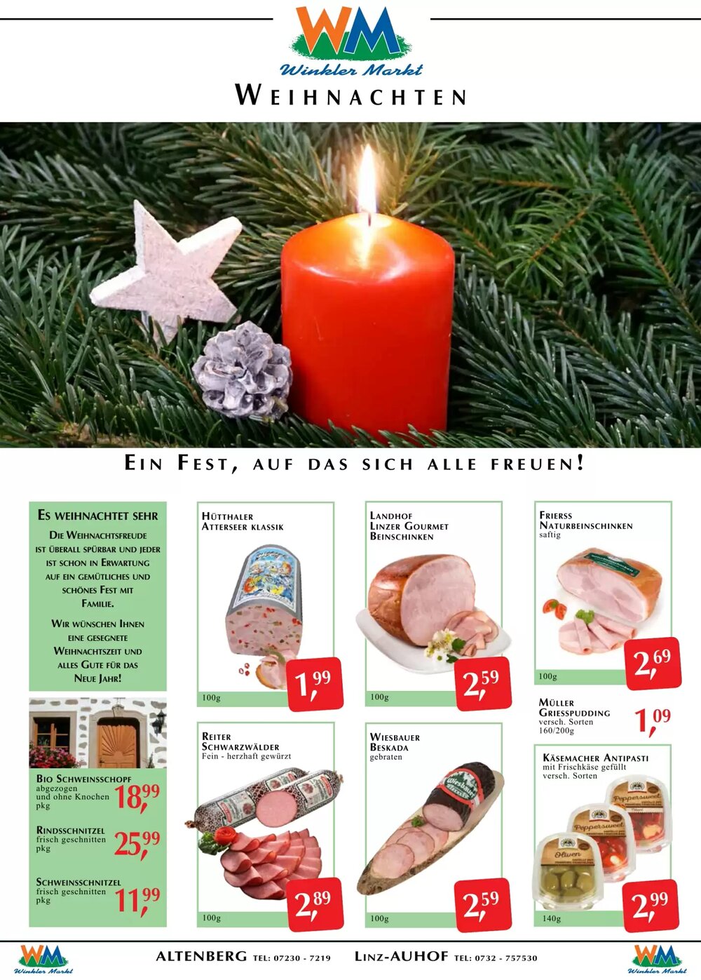 Winkler Markt Flugblatt (ab 18.12.2025) - Angebote und Prospekt - Seite 1