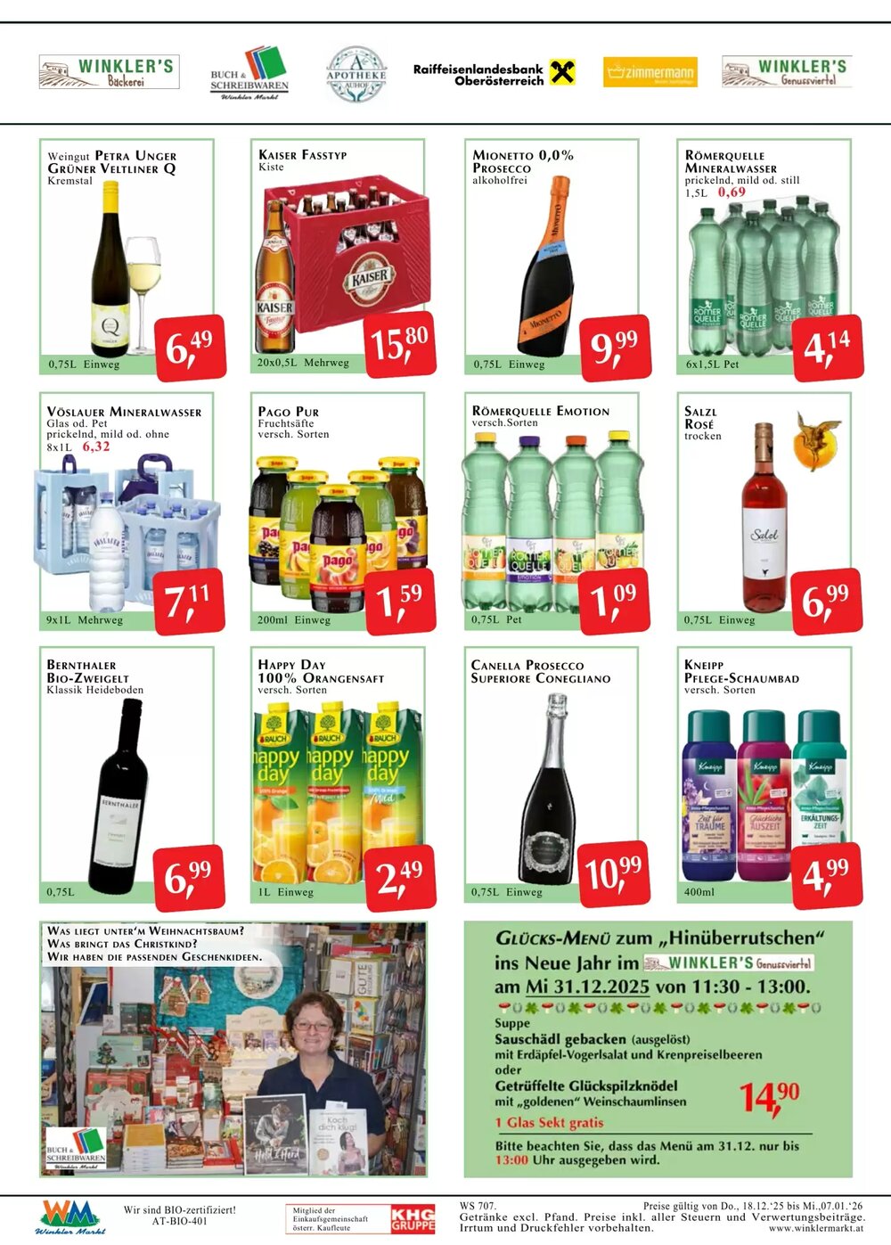 Winkler Markt Flugblatt (ab 18.12.2025) - Angebote und Prospekt - Seite 4
