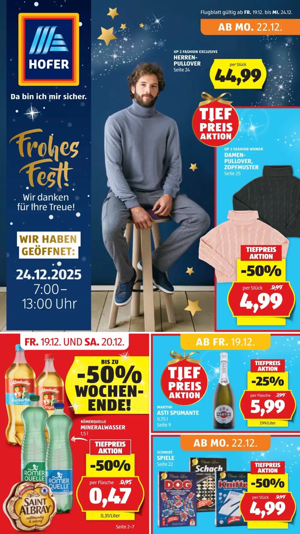 Hofer Flugblatt (ab 19.12.2025) - Angebote und Prospekt - Seite 1