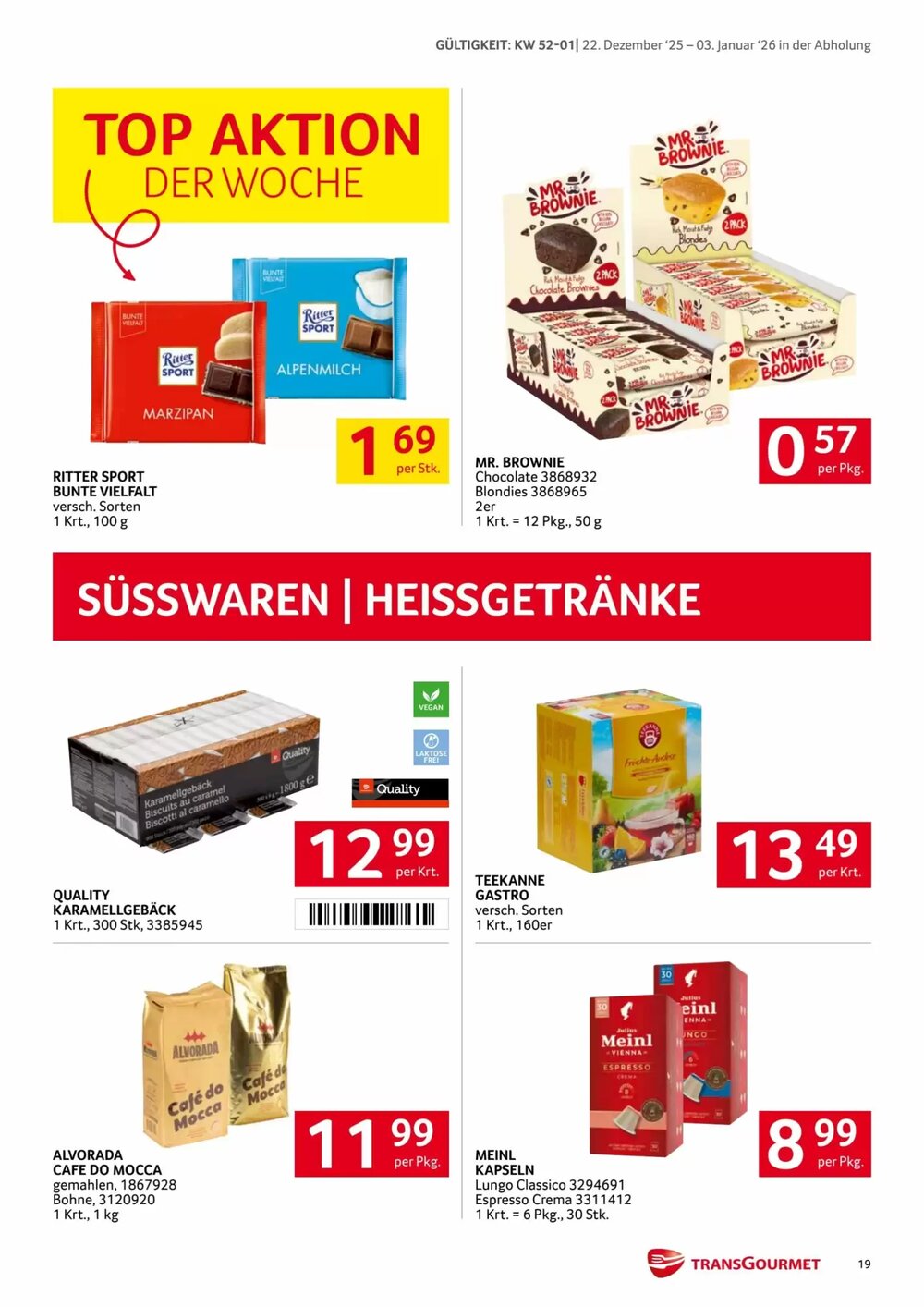 Transgourmet Flugblatt (ab 22.12.2025) - Angebote und Prospekt - Seite 19