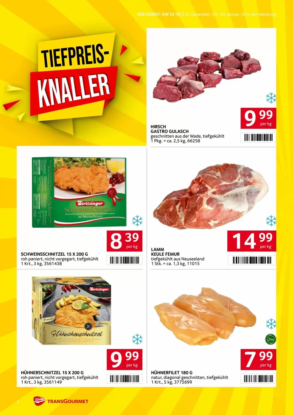 Transgourmet Flugblatt (ab 22.12.2025) - Angebote und Prospekt - Seite 2