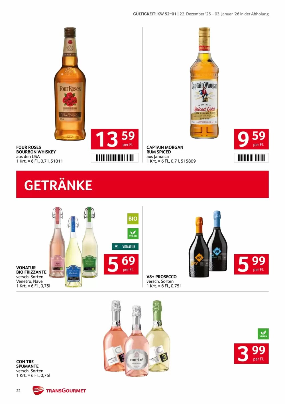 Transgourmet Flugblatt (ab 22.12.2025) - Angebote und Prospekt - Seite 22