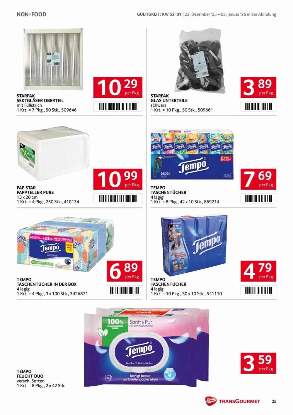 Transgourmet Flugblatt (ab 22.12.2025) - Angebote und Prospekt - Seite 25