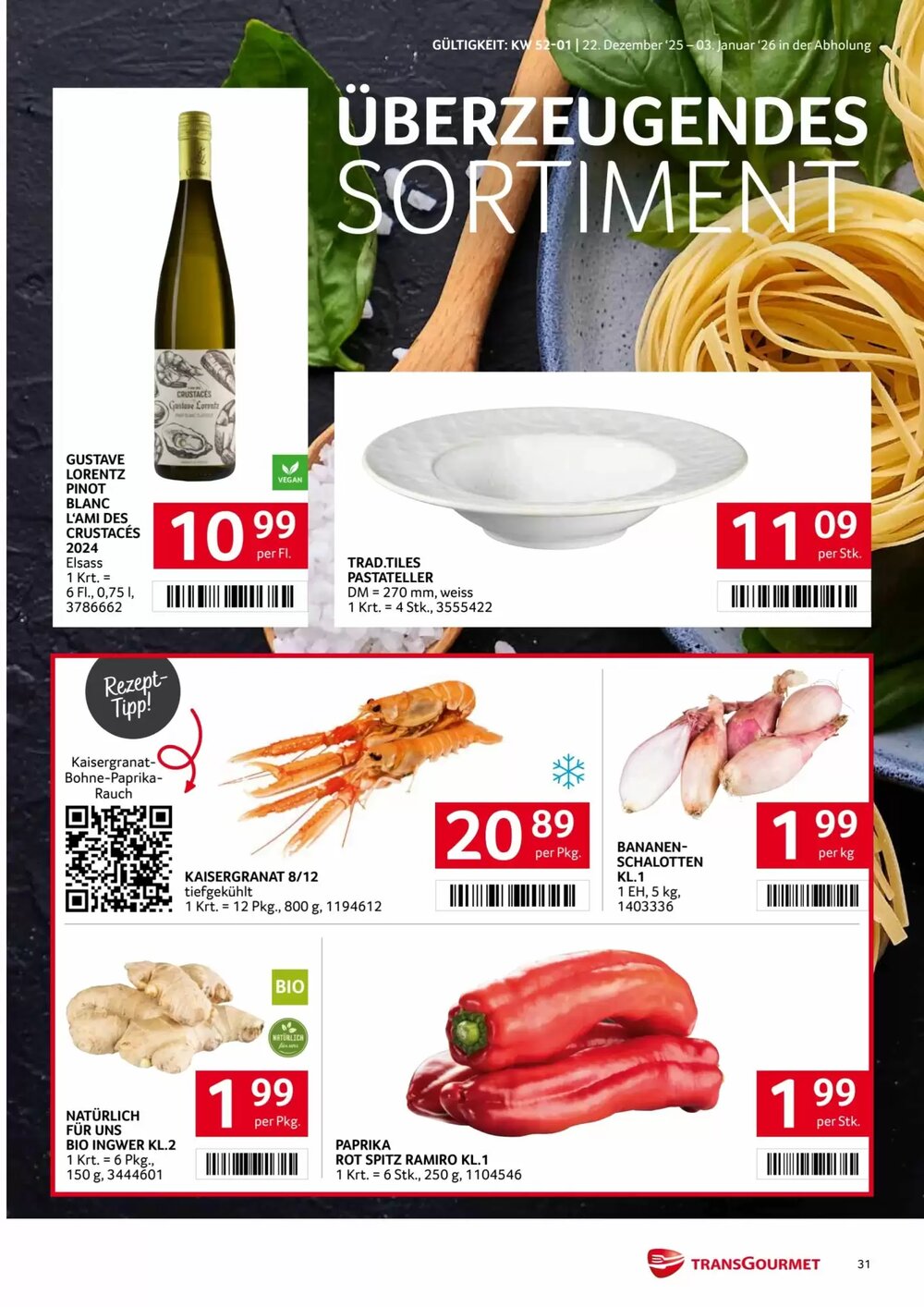 Transgourmet Flugblatt (ab 22.12.2025) - Angebote und Prospekt - Seite 31