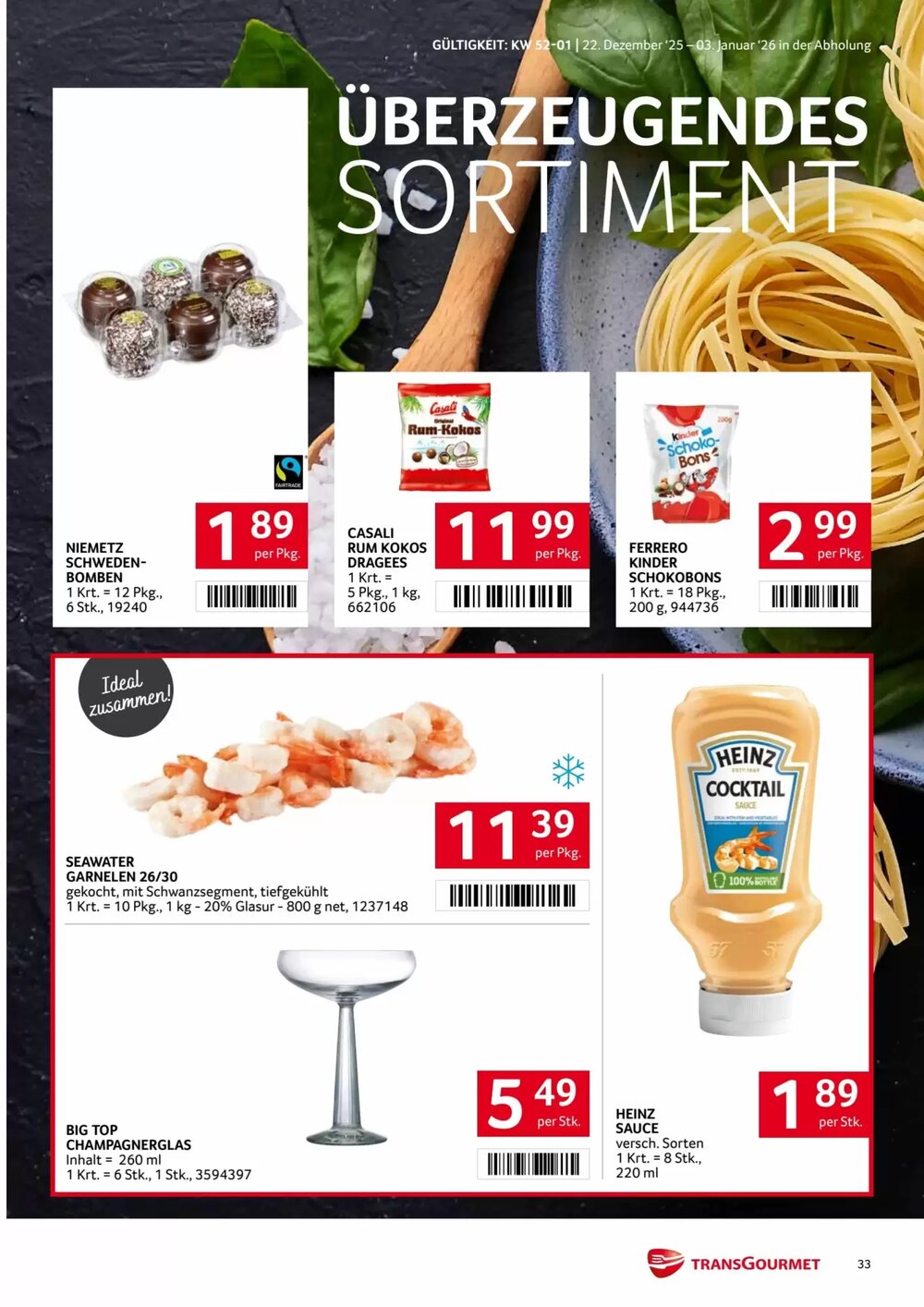 Transgourmet Flugblatt (ab 22.12.2025) - Angebote und Prospekt - Seite 33