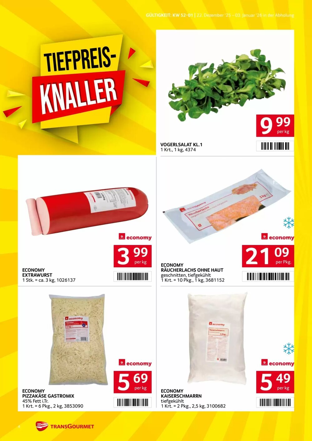 Transgourmet Flugblatt (ab 22.12.2025) - Angebote und Prospekt - Seite 4