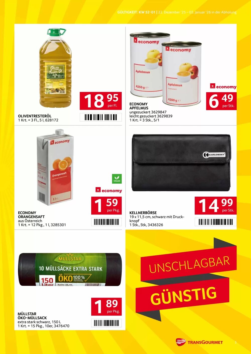 Transgourmet Flugblatt (ab 22.12.2025) - Angebote und Prospekt - Seite 5