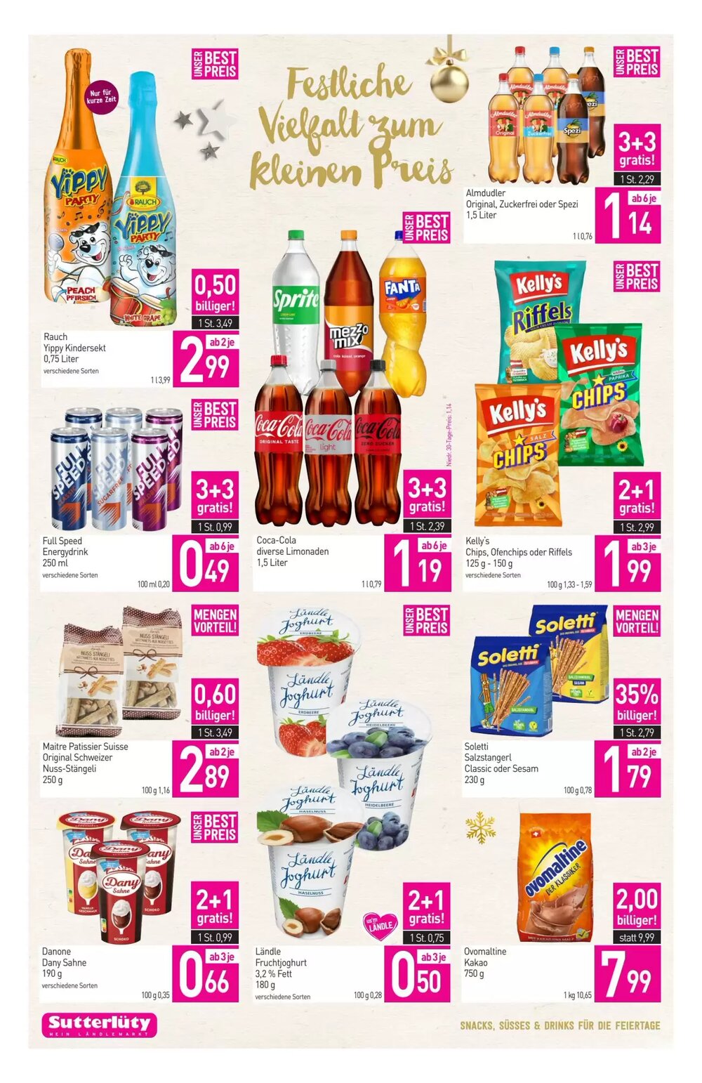 Sutterlüty Flugblatt (ab 22.12.2025) - Angebote und Prospekt - Seite 14