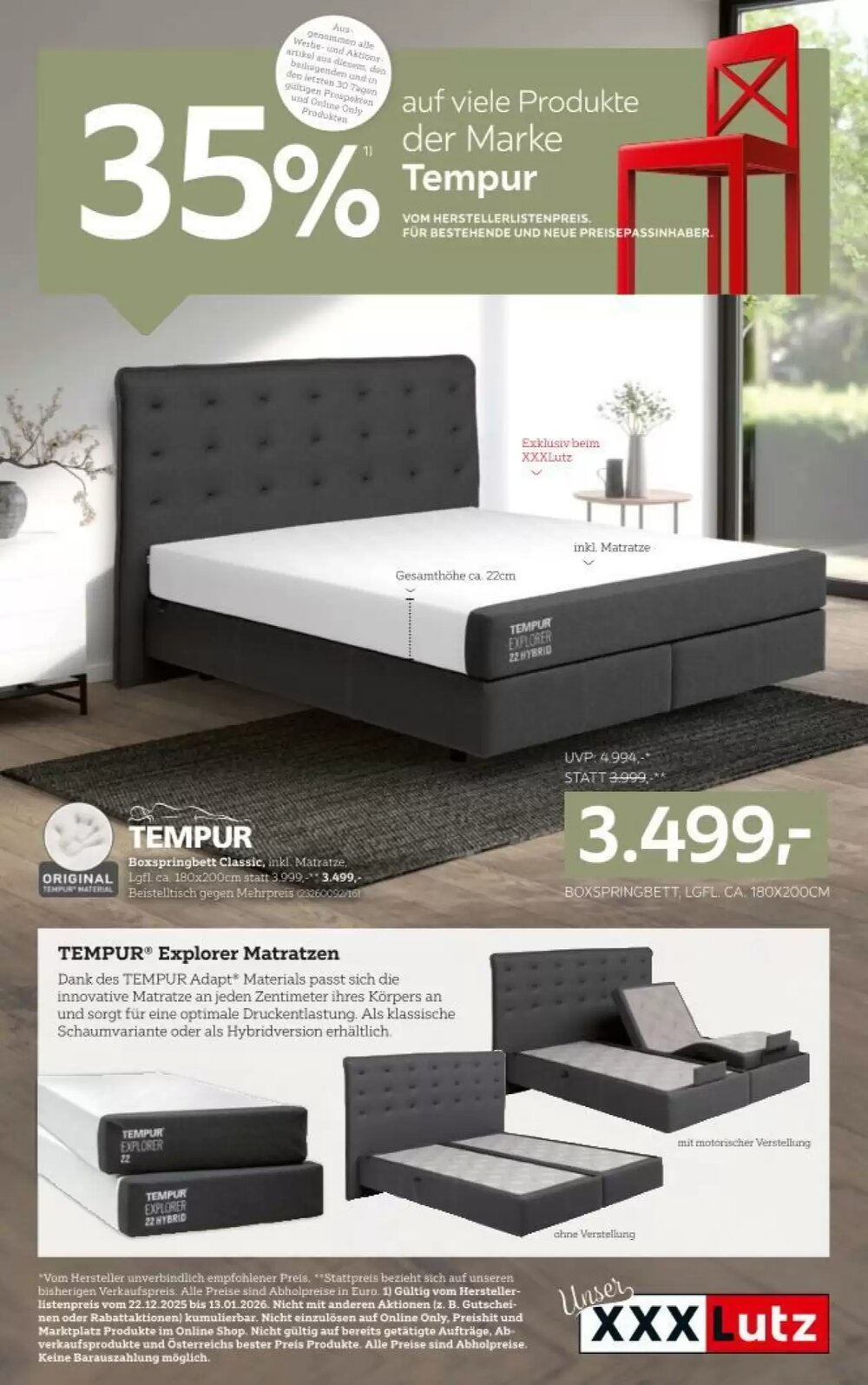 XXXLutz Flugblatt (ab 22.12.2025) - Angebote und Prospekt - Seite 1