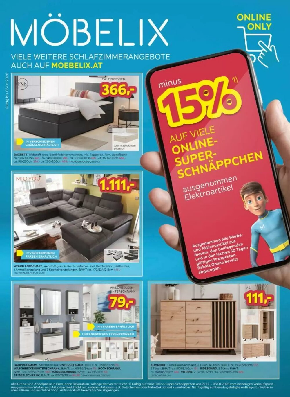 Möbelix Flugblatt (ab 22.12.2025) - Angebote und Prospekt - Seite 1