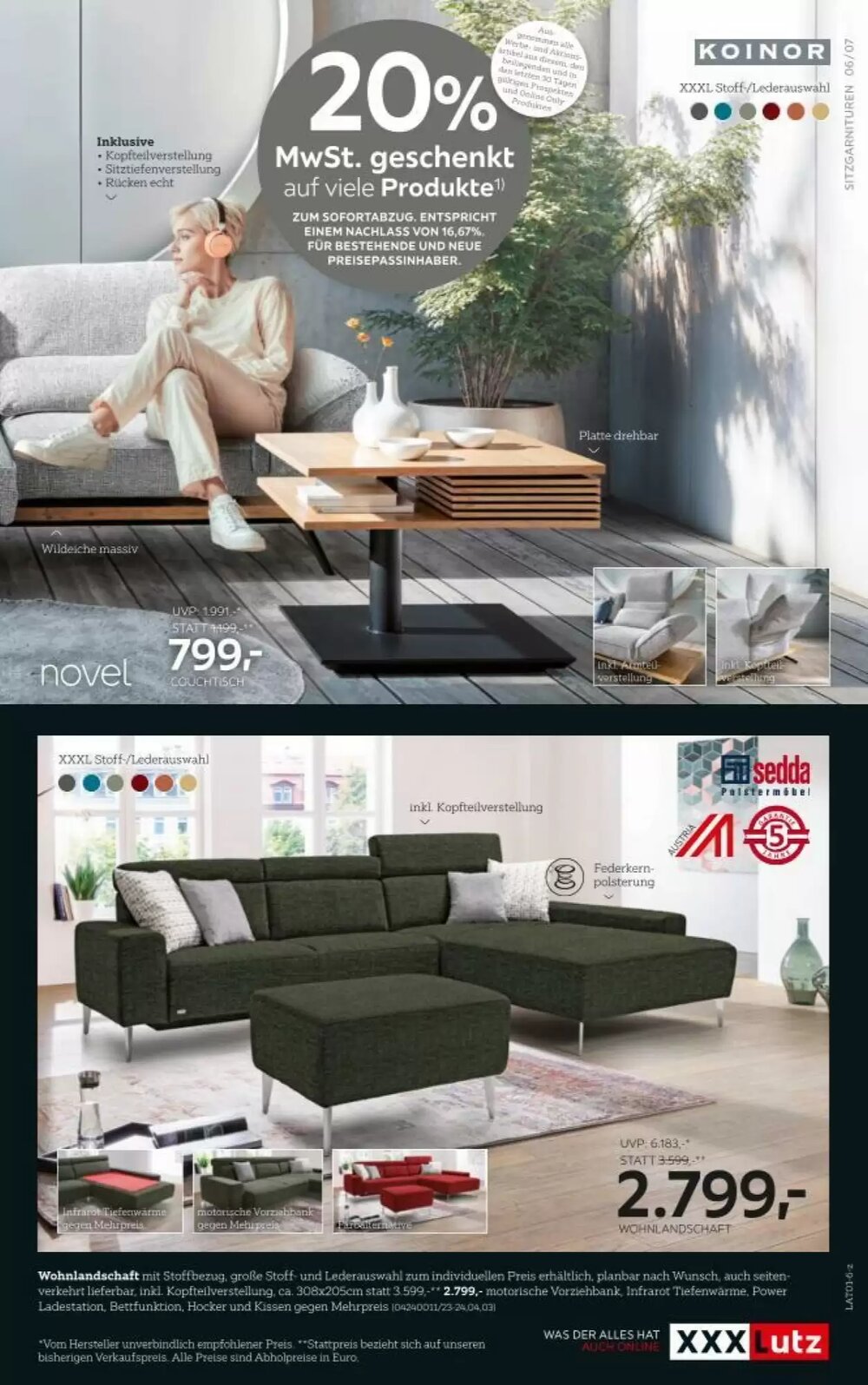 XXXLutz Flugblatt (ab 22.12.2025) - Angebote und Prospekt - Seite 7