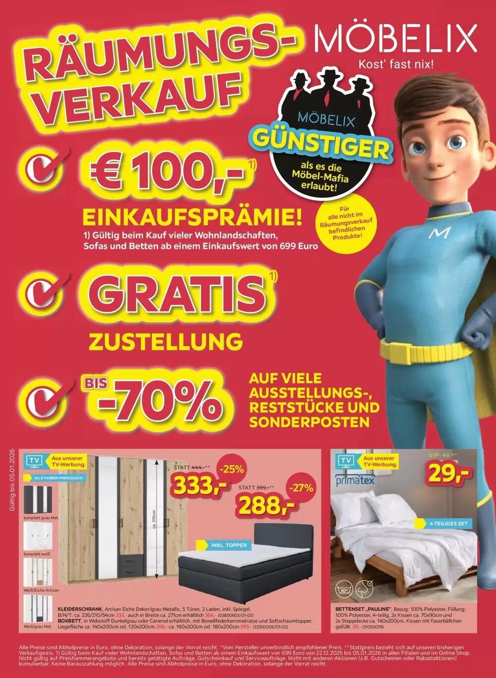 Möbelix Flugblatt (ab 22.12.2025) - Angebote und Prospekt - Seite 1