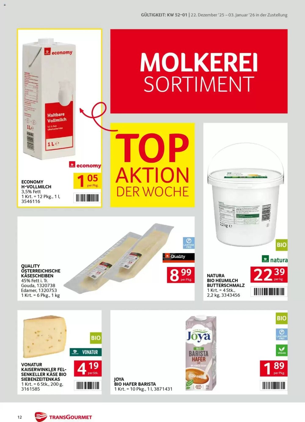 Transgourmet Flugblatt (ab 22.12.2025) - Angebote und Prospekt - Seite 12
