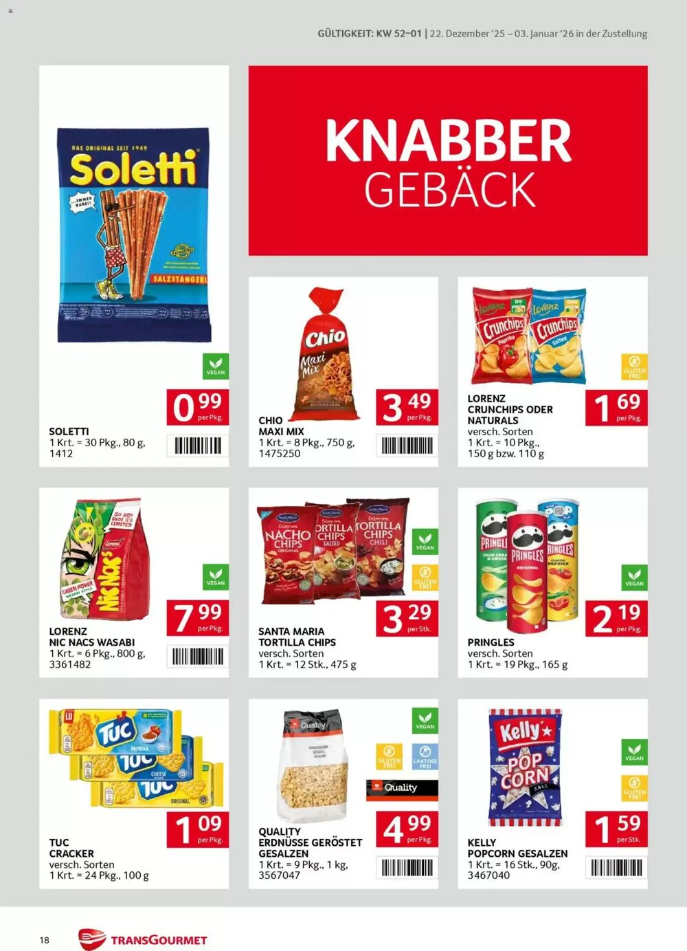 Transgourmet Flugblatt (ab 22.12.2025) - Angebote und Prospekt - Seite 18