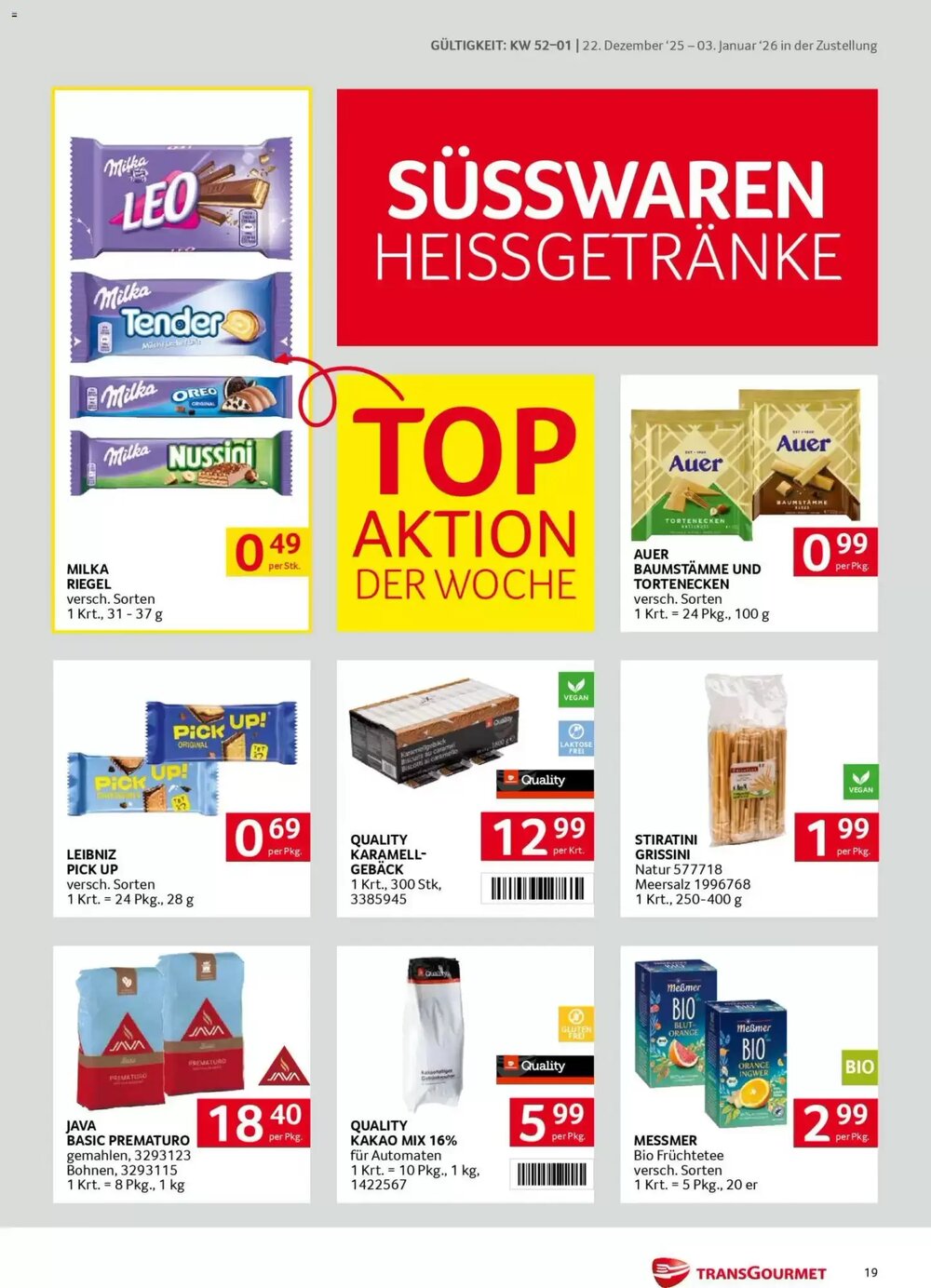 Transgourmet Flugblatt (ab 22.12.2025) - Angebote und Prospekt - Seite 19
