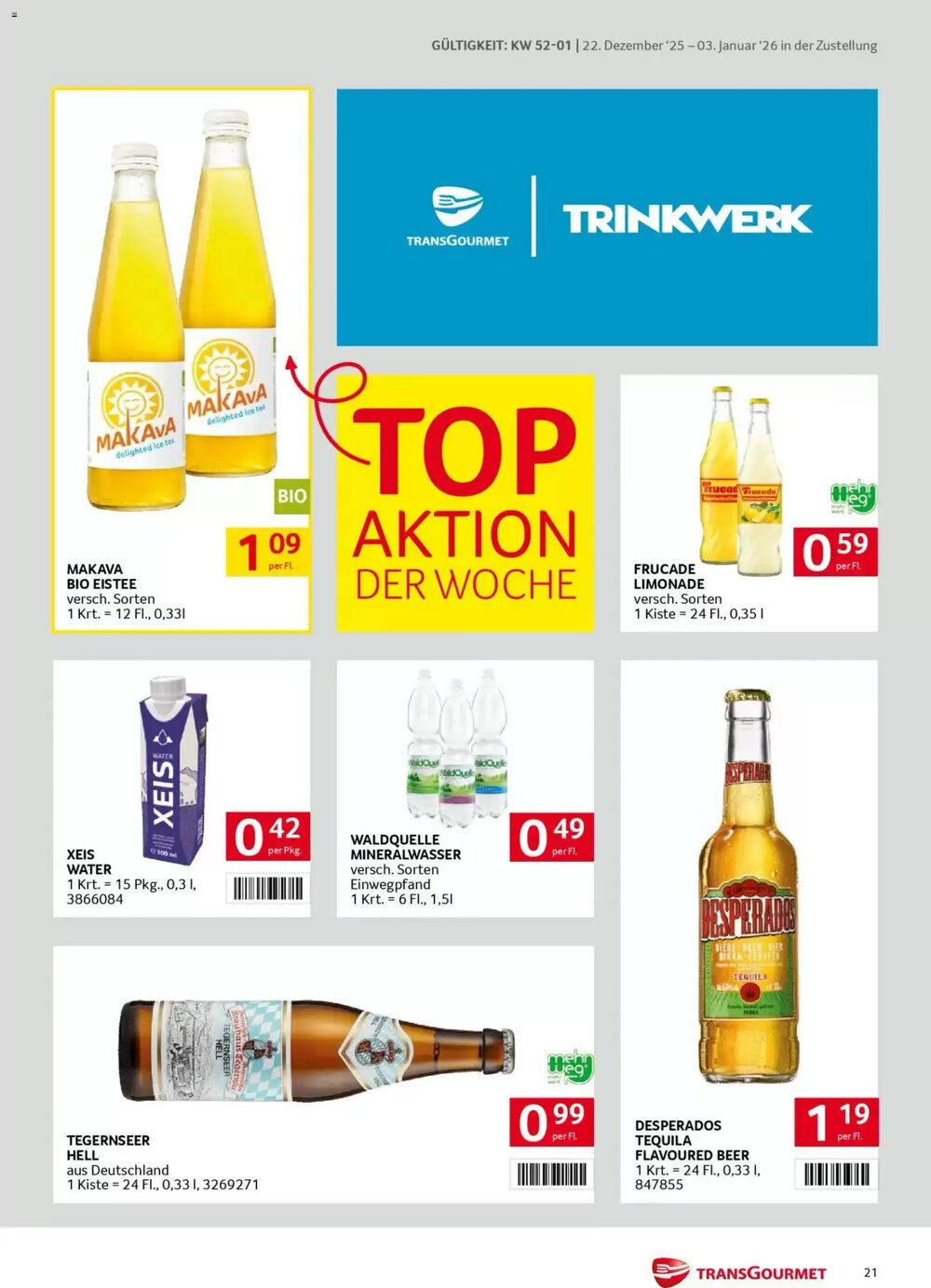 Transgourmet Flugblatt (ab 22.12.2025) - Angebote und Prospekt - Seite 21