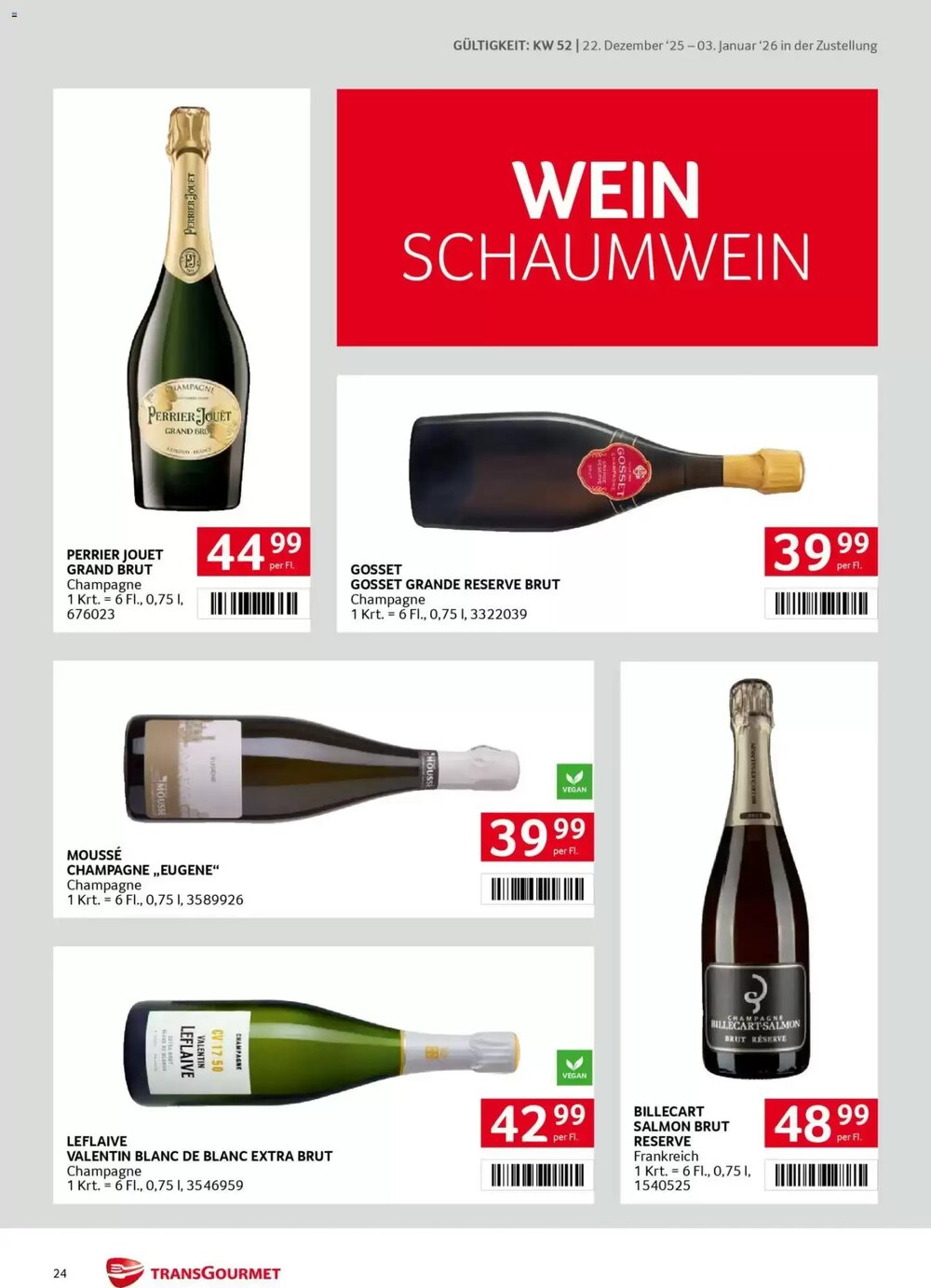 Transgourmet Flugblatt (ab 22.12.2025) - Angebote und Prospekt - Seite 24