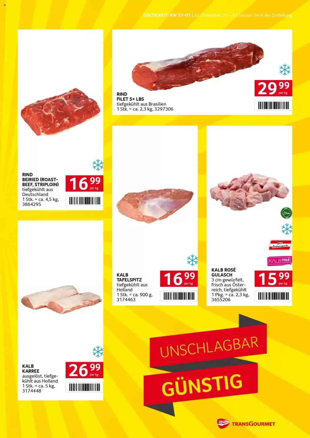 Transgourmet Flugblatt (ab 22.12.2025) - Angebote und Prospekt - Seite 3