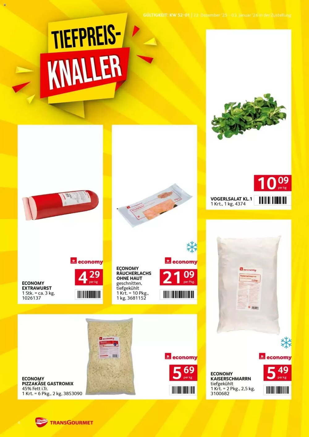 Transgourmet Flugblatt (ab 22.12.2025) - Angebote und Prospekt - Seite 4