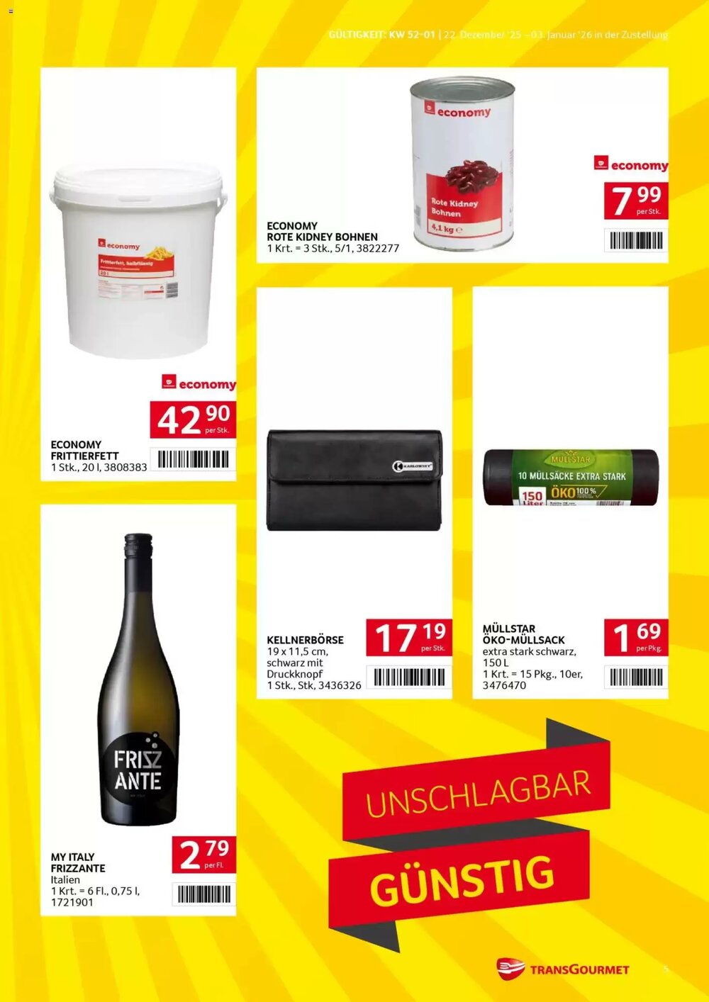 Transgourmet Flugblatt (ab 22.12.2025) - Angebote und Prospekt - Seite 5