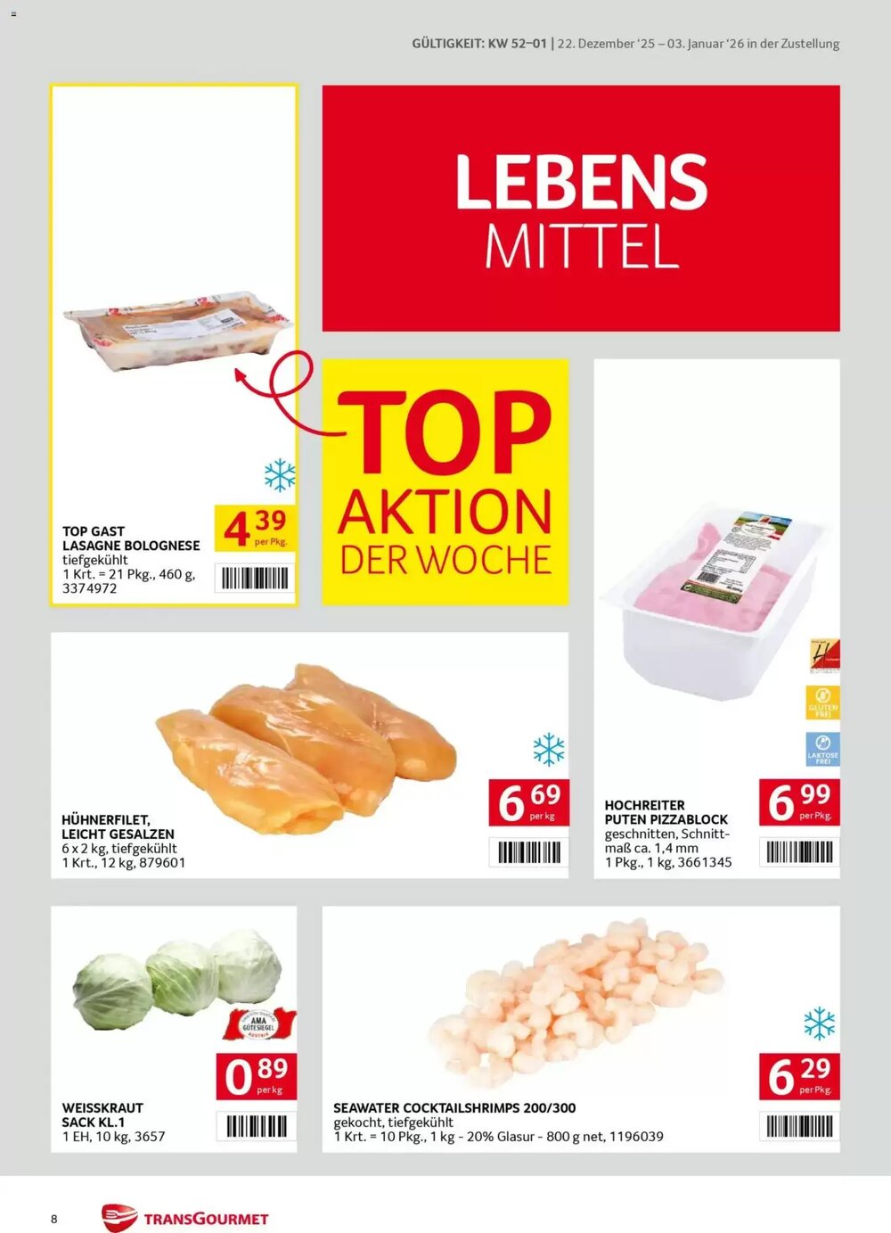 Transgourmet Flugblatt (ab 22.12.2025) - Angebote und Prospekt - Seite 8