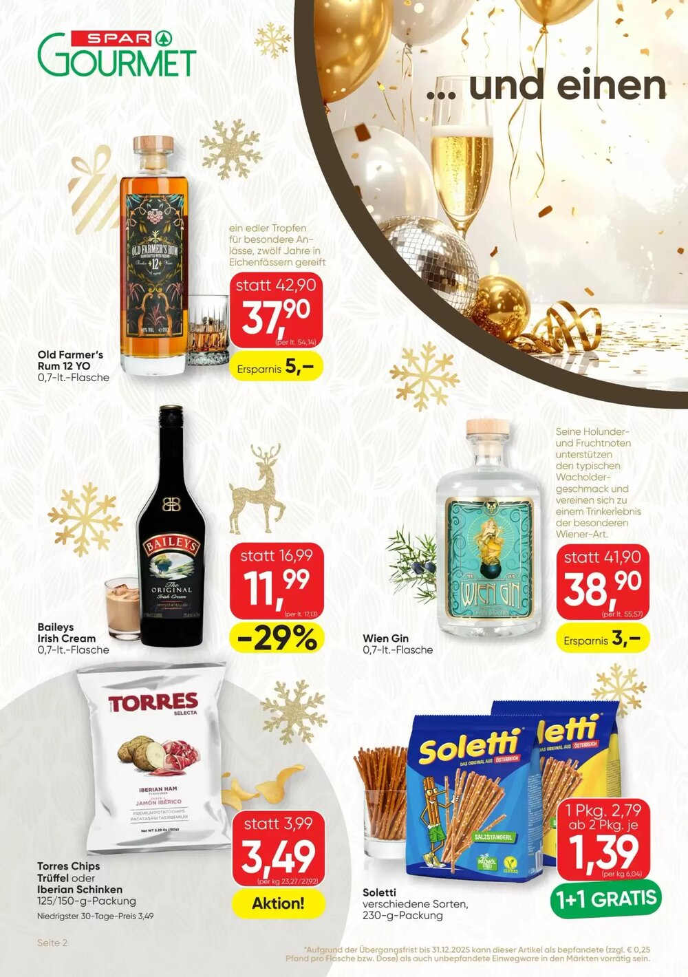 SPAR Gourmet Flugblatt (ab 23.12.2025) - Angebote und Prospekt - Seite 2