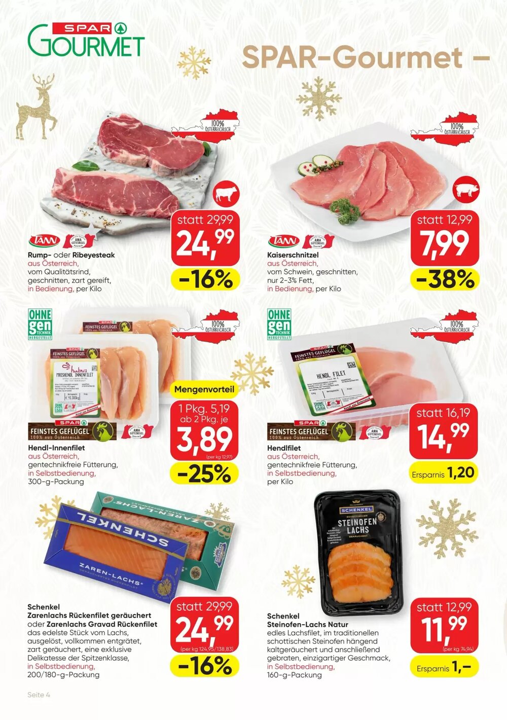 SPAR Gourmet Flugblatt (ab 23.12.2025) - Angebote und Prospekt - Seite 4