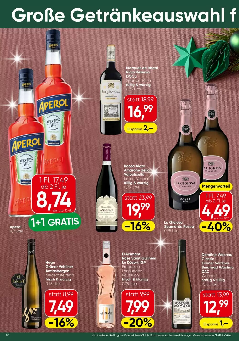 Spar Flugblatt (ab 23.12.2025) - Angebote und Prospekt - Seite 12
