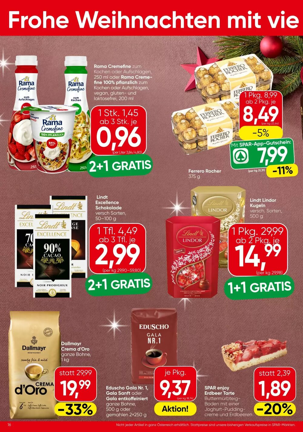 Spar Flugblatt (ab 23.12.2025) - Angebote und Prospekt - Seite 16