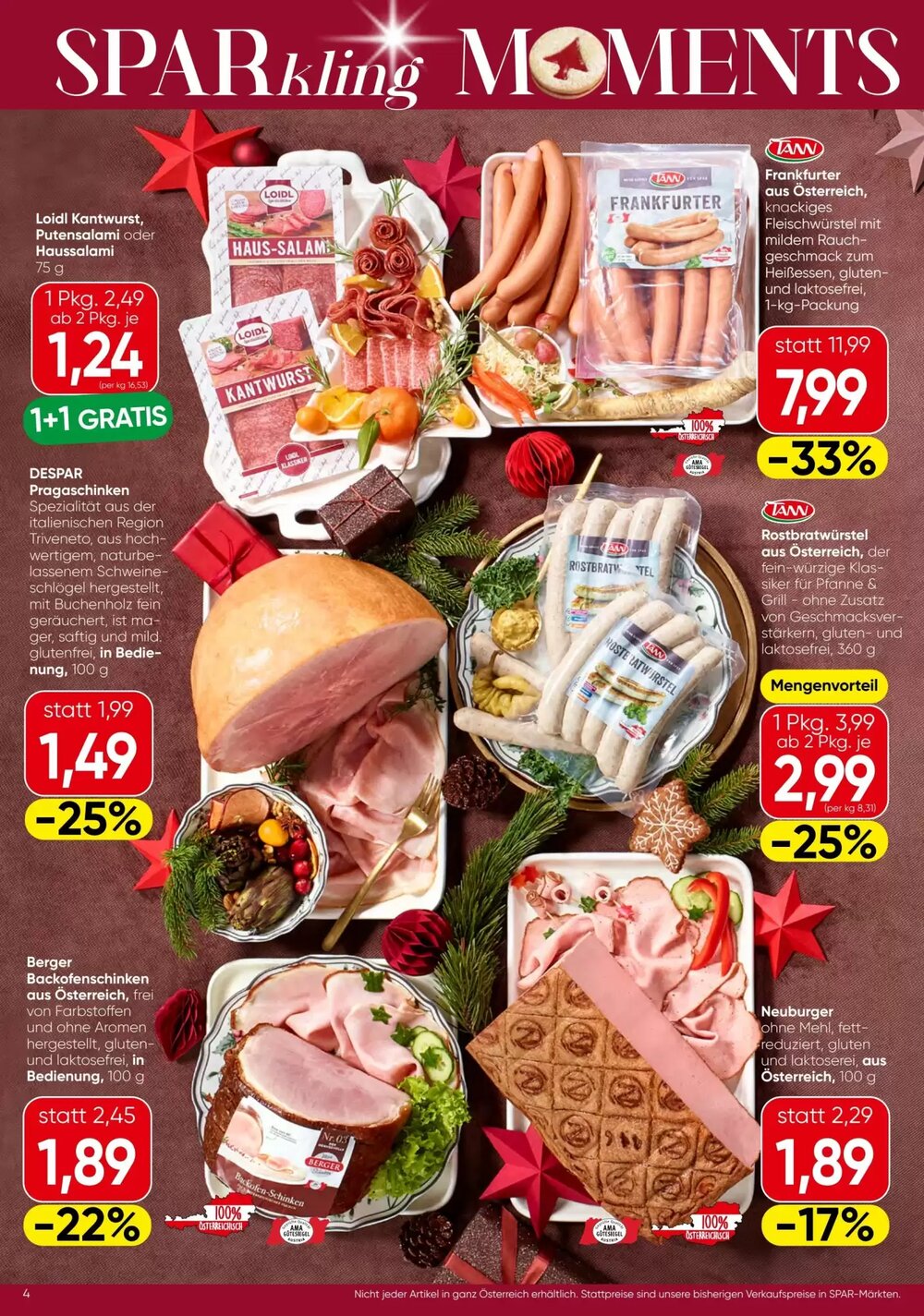 Spar Flugblatt (ab 23.12.2025) - Angebote und Prospekt - Seite 4