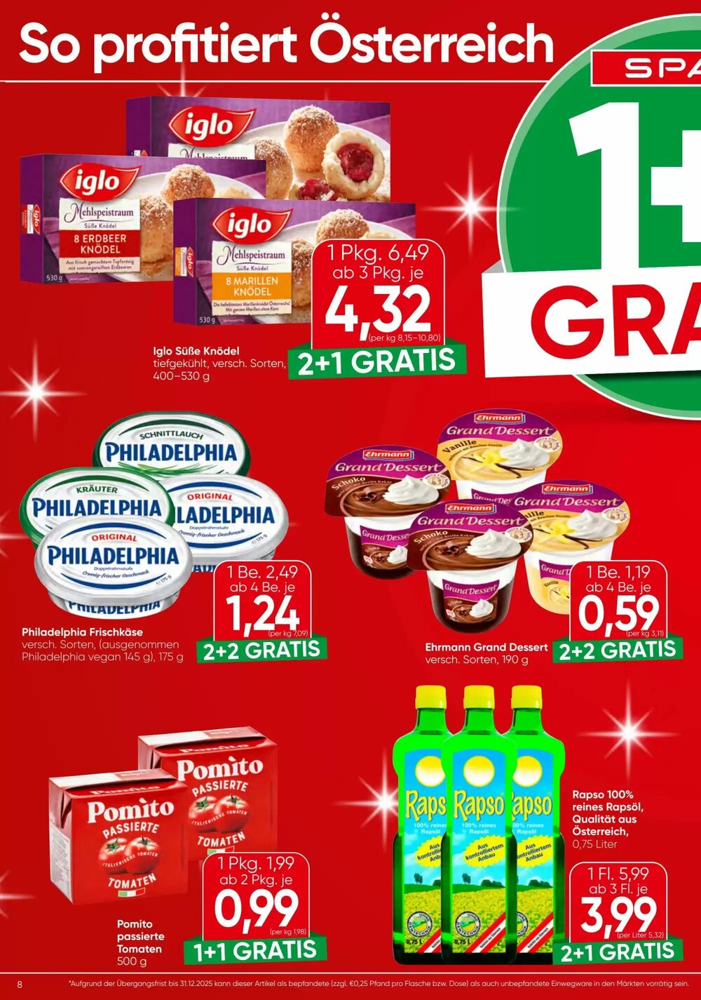 Spar Flugblatt (ab 23.12.2025) - Angebote und Prospekt - Seite 8
