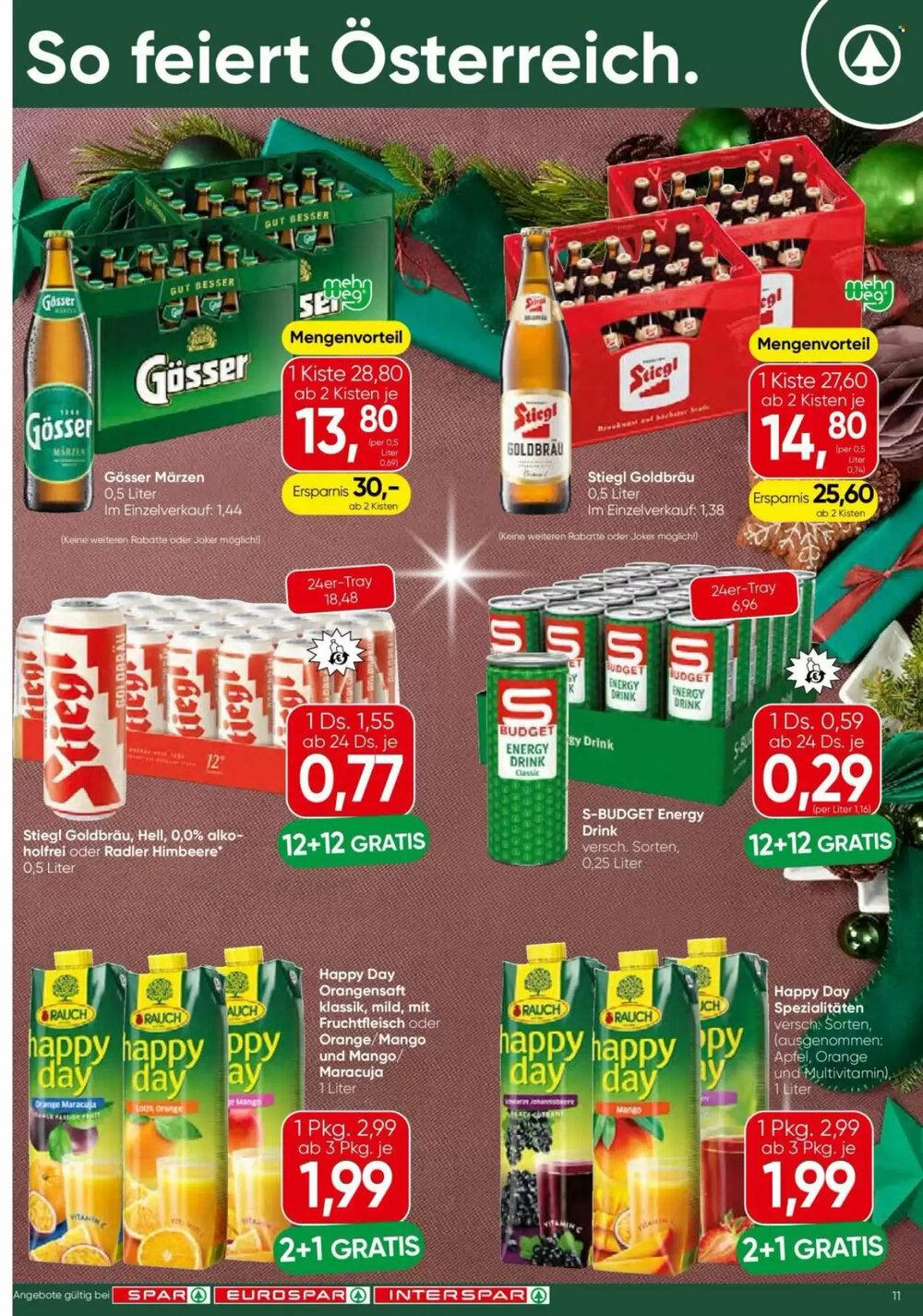 Eurospar Flugblatt (ab 23.12.2025) - Angebote und Prospekt - Seite 11