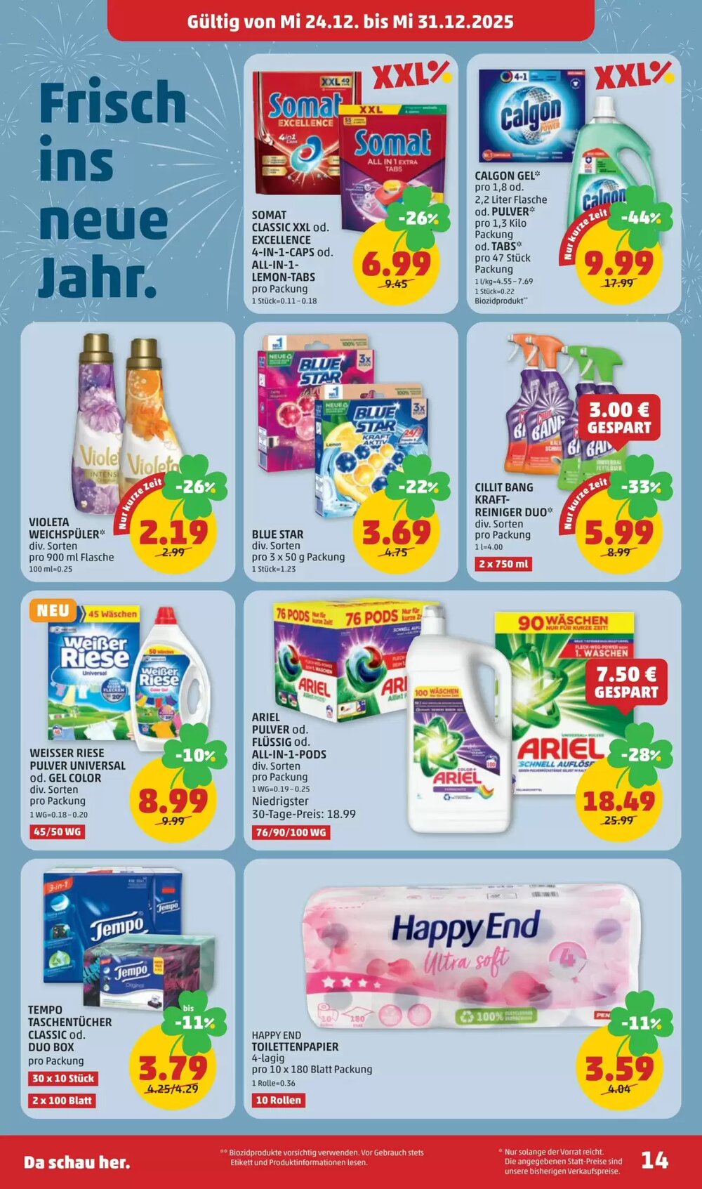 PENNY Flugblatt (ab 24.12.2025) - Angebote und Prospekt - Seite 14